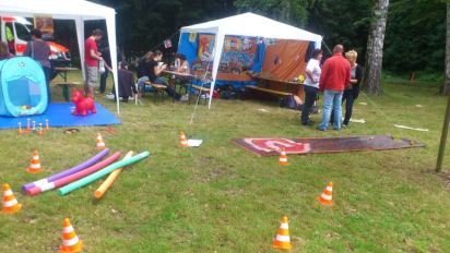 Unterwegs beim Kinderfest am Bismarck-Turm